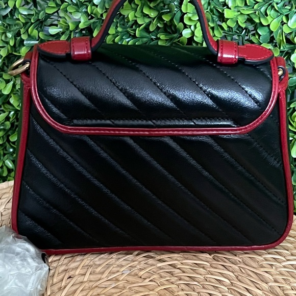 New Gucci Marmont Mini Top Handle - Picture 15 of 16